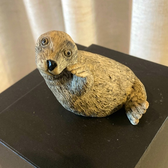 Other - Vintage Cast Resin Seal Figurine